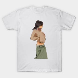 woman with hands in pockets T-Shirt